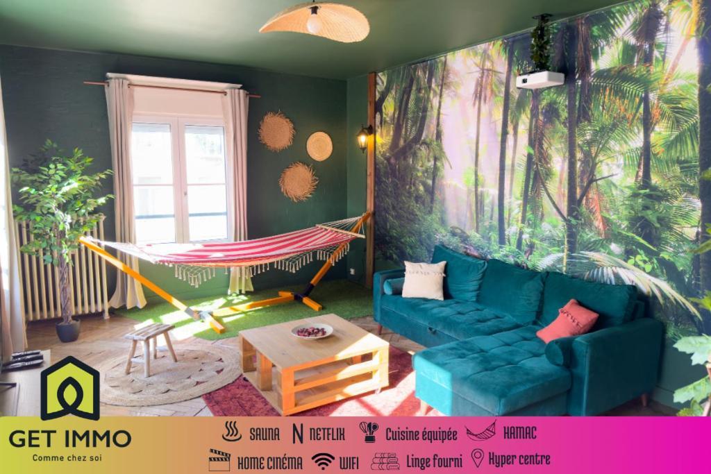 Jungle Urbain- Sauna - Cine - Hamac - Hyper Centre Amiens Exteriör bild